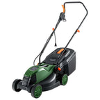 10 AMP 13" Electric Push Lawn Mower 2-in-1 Walk-Behind Lawnmower with Collection Box, 3 Adjustable Height Position