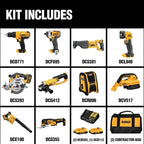 20V MAX 10-Tool Combo Kit DCK1020D2 with Batteries &amp; Charger
