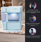 GE Profile Opal 2.0 XL with 1 Gallon Tank, Chewable Crunchable Countertop Nugget Ice Maker, Scoop included, 38 lbs in 24 hours, Pellet Ice Machine with WiFi & Smart Connected, Stainless Steel