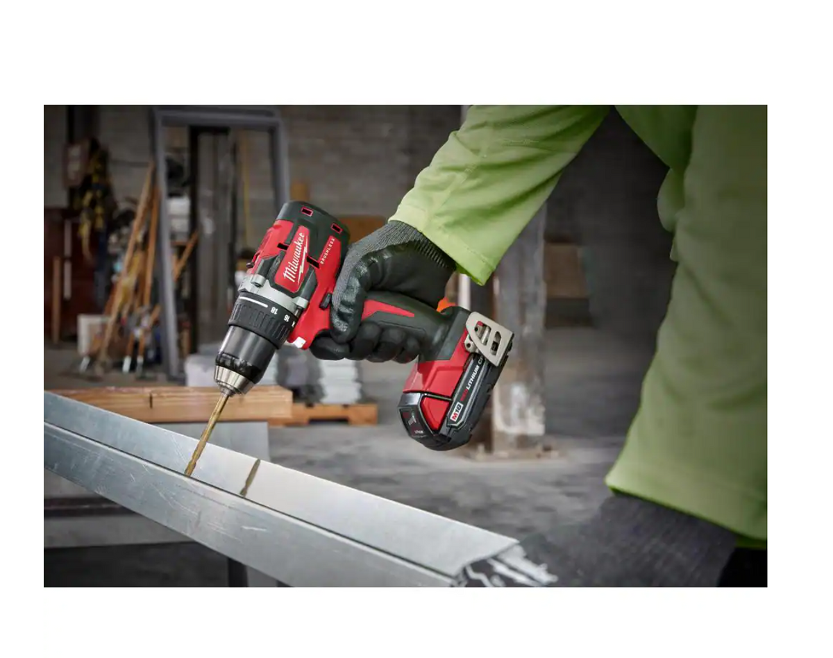 2801-20 M18 18-Volt Lithium-Ion Brushless Cordless 1/2 in. Compact Drill/Driver (Tool-Only)