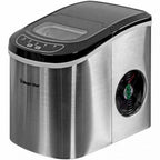 27 lb. Portable Countertop Ice Maker in Stainless Steel