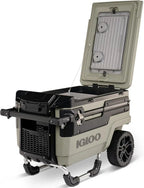 70Qt Wheeled Cooler Insulated Hard Shell Ice Chest