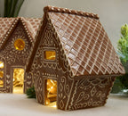 Handcrafted Gingerbread Village Houses
