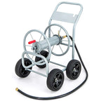 Garden Hose Reel Cart Holds 330 FT of 3/4" or 5/8�?& 400 FT of 1/2" Hose, Heavy Duty Yard Water Planting Cart