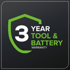 Greenworks 48V (24V x 2) Cordless Brushless Leaf Blower/Vacuum (520 CFM / 240 MPH) with Bag  Powerful & Efficient for Yard Debris Cleanup  Includes (2) 4.0Ah Battery & Dual Port Charger