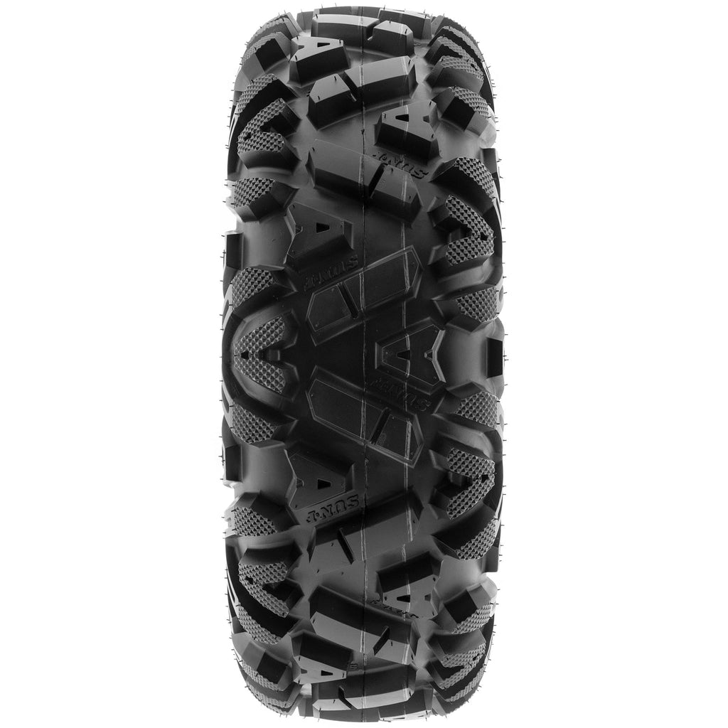 SunF All Terrain ATV UTV Tires 25x8-12 and 25x10-12 6 PR A033 (Complete Full Set of 4)