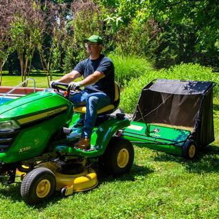 John Deere 42��� Tow-Behind Lawn Sweeper, 24 cu. ft. Capacity, Adjustable Brushes