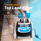 Dolphin Nautilus CC Robotic Pool Vacuum Cleaner All Pools up to 33 FT - Wall Climbing Scrubber Brush