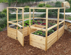 Deer Proof Cedar Complete Raised Garden Bed Kit �?8�?x 8�?x 20′�?