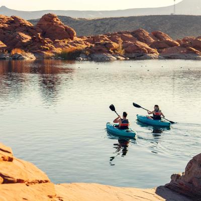 Lifetime Guster 100 Sit-In Kayak (2-Pack) 457