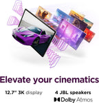 Lenovo Idea Tab Pro with Google Gemini - Student Tablet - 12.7�� 3K LCD Display - 8 GB Memory - 128 GB Storage - MediaTek Dimensity 8300 - Includes Pen and Folio Case