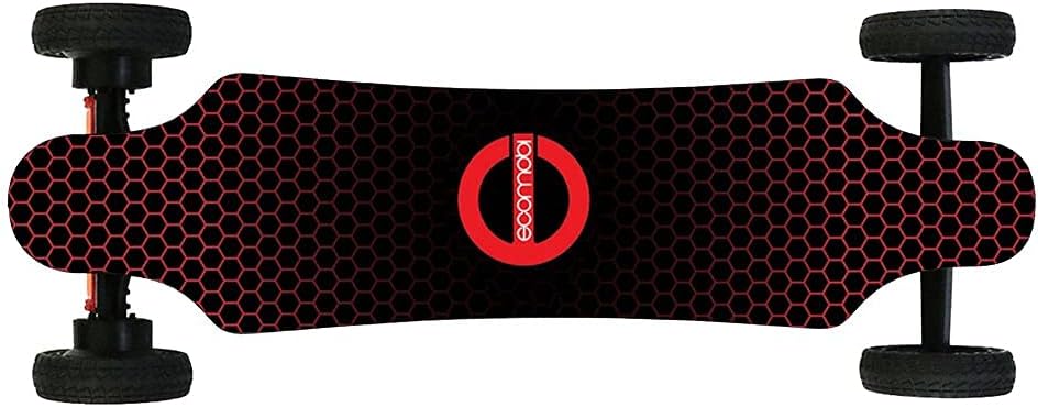 Electric Skateboard 4000 Watts | 12S3P | 35 mph | 22 Mile Range | 6′′ Wheels | Cool Lights | – Black