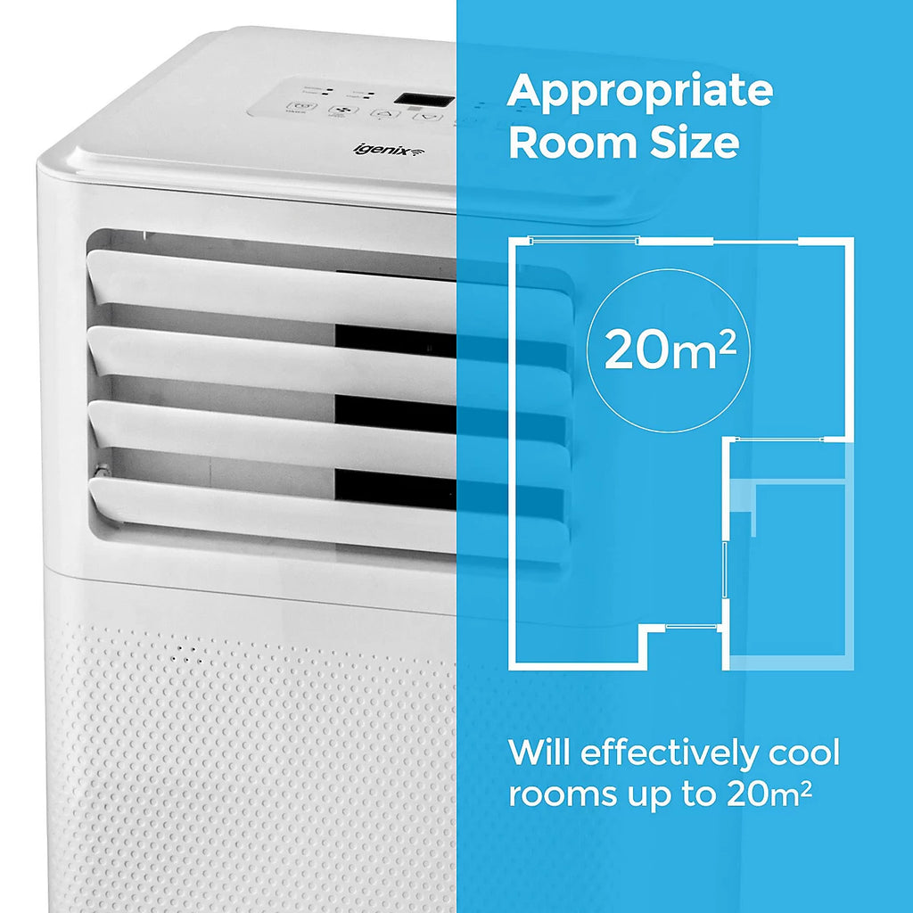 Igenix 9000 BTU Smart 3-in-1 Portable Air Conditioner