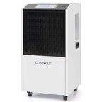 250 Pints Portable Commercial Dehumidifier with Drain Hose & 4 Wheels, Heavy Duty Industrial Dehumidifier for Basement Warehouse