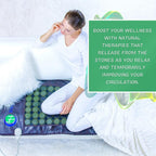 HealthyLine Far Infrared Heating Pad - Hot Stones Jade Tourmaline - Negative Ions - Mesh JT Mat Full 7224 Soft Light InfraMat Pro®