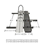 Black Widow SMC-600R Deluxe Steel Motorcycle Carrier