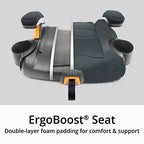 Chicco 2-in-1 Belt-Positioning Booster Car Seat, Backless and High Back Booster Seat, for Children Aged 4 Years and up and 40-100 lbs