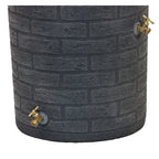 Good Ideas IMP-D50-DAR Impressions Downton Rain Saver Rain Barrel, 50 Gallon, Dark Granite