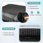 Inflatable Hot Tub, Blowup Pool Hottub, Portable Outdoor Water SPA