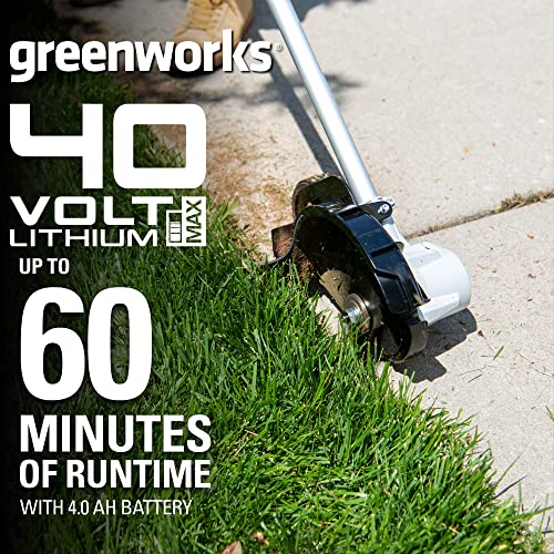 40V 8" Brushless Edger, 4.0Ah USB Battery and Charger Included