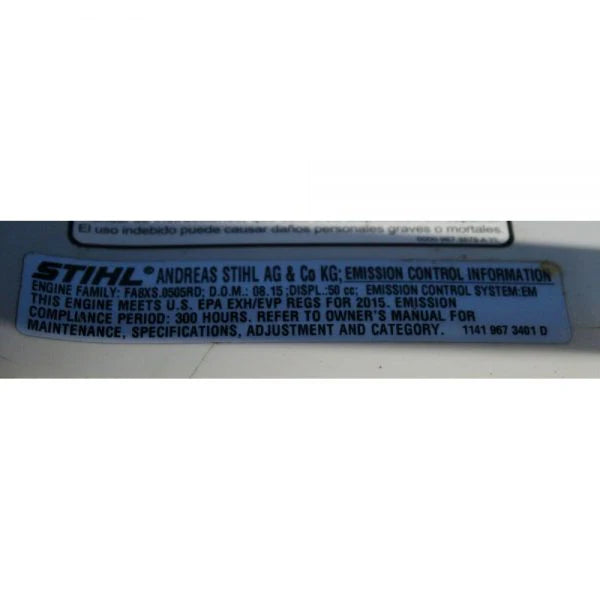 STIHL MS271 Farm Boss Chainsaw C 50.2 Cc, 2.6 KW