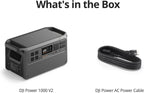 DJI Power 1000 V2 Portable Power Station  1024Wh LFP Battery  Compact Size  2600W Stable Output  0-80% Recharge in 37 Mins  Electric Generator for Home  Camping  RVs  Off-Grid