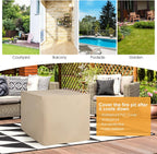 COSTWAY 35" Propane Gas Fire Pit Table, 50,000 BTU Auto-Ignition Propane Fire Pit with Lid, Lava Rocks and PVC Cover, Outdoor PE Rattan Fire Pit Table for Poolside, Garden, Balcony, ETL Certification