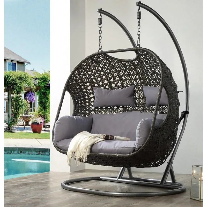 2025 Patio wicker swing chair