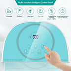 Foot Spa Bath Massager Pedicure Spa Tub with Heat, 2 Rollers, 4 Shiatsu Massagers, Temperature Control, Timer, 3-Angle Shower