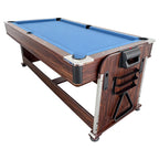 4 In 1 Multi-functional Game Table with Full Accessories for Home, MDF, 7Ft