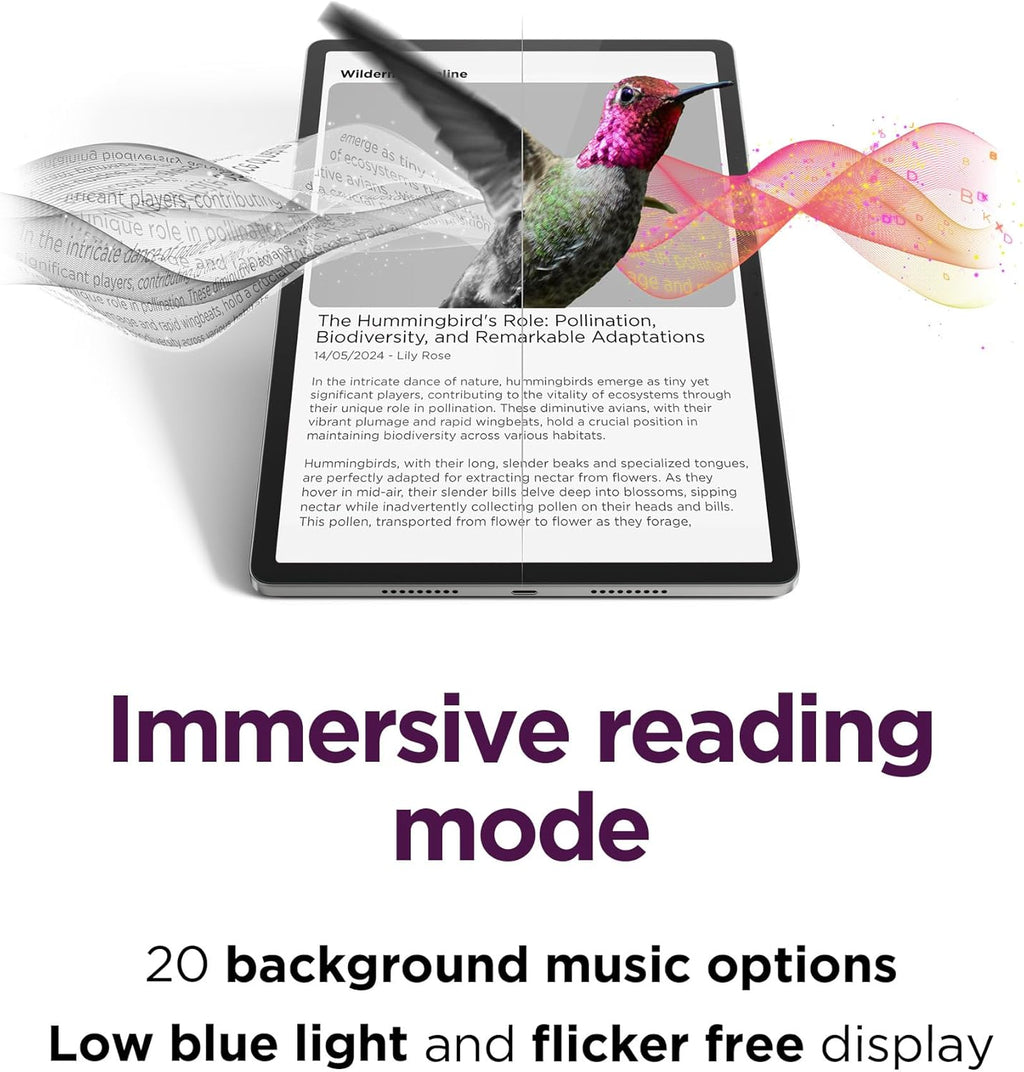 Lenovo Idea Tab Pro with Google Gemini - Student Tablet - 12.7�� 3K LCD Display - 8 GB Memory - 128 GB Storage - MediaTek Dimensity 8300 - Includes Pen and Folio Case