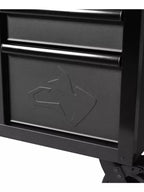 Heavy Duty 61 in. W x 23 in. D 15-Drawer Mobile Workbench with Solid Wood Top