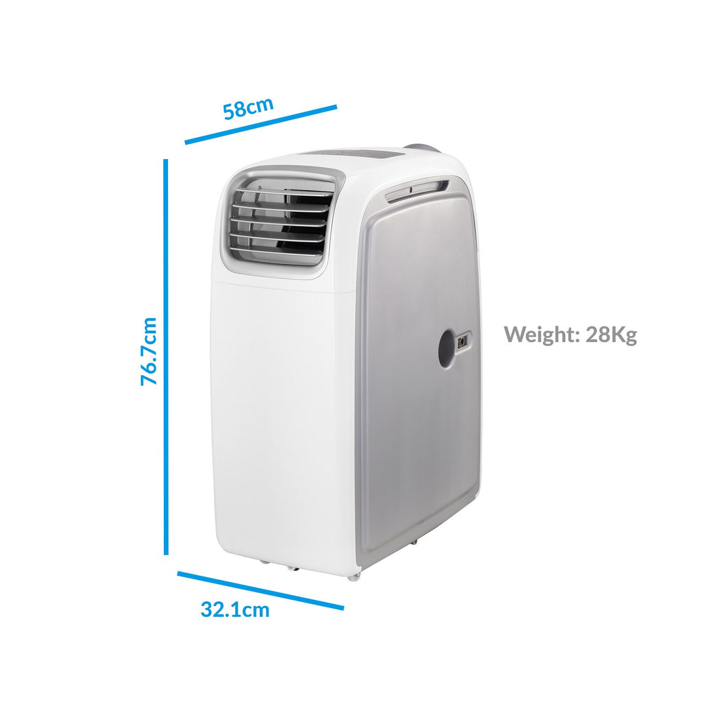 electriQ AirFlex Smart 14000 BTU Portable Air Conditioner