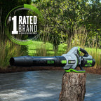 EGO POWER+ Leaf Blower  Cordless Electric 765 CFM  Includes 56V 5.0Ah Battery and Charger - LB7654