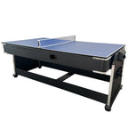 4 In 1 Multi-functional Game Table with Full Accessories for Home, MDF, 7Ft