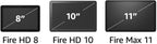 Amazon Fire HD 10 tablet (newest model) built for relaxation, 10.1" vibrant Full HD screen, octa-core processor, 3 GB RAM, 64 GB, Lilac