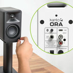 Kanto ORA 100W Powered Reference Desktop Computer Speakers with Bluetooth 5.0 White
