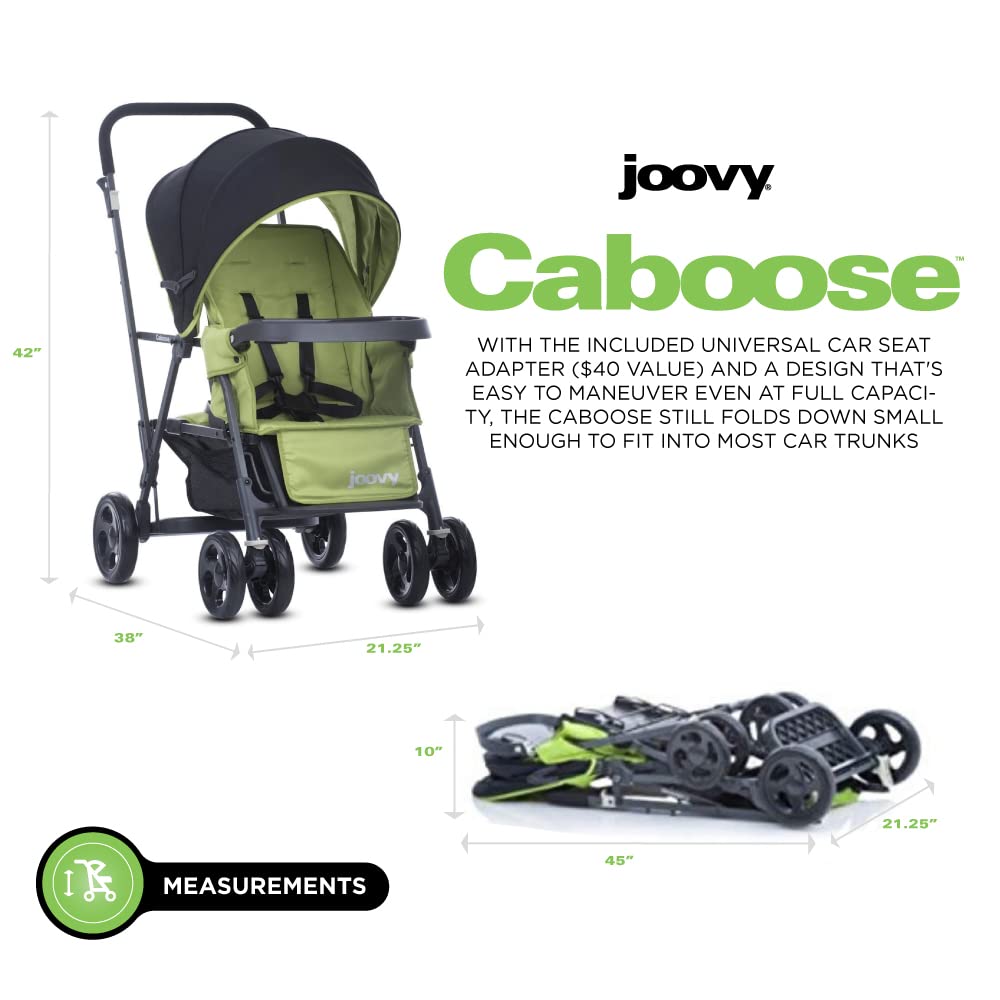 2024 Joovy Caboose Graphite Stroller Appletree