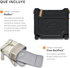 JetKids by Stokke Travel Bundle - Includes Kid’s Ride-On Suitcase & In-Flight Bed + Crew BackPack - Best for Ages 3-7