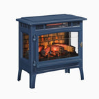 Duraflame 3D 24 W x 23.4 H x 12.9 D 34.1lb Infrared Electric Fireplace Stove - Cream
