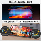 TCL NXTPAPER 14 Android Tablet, 14.3" Paper-Like Display Drawing Pad, Digital Notebook & Musician Tablet with 4096-Level Stylus & Flip Case, 8+8GB RAM, 256GB Storage, 10000mAh, Multi-Window, Gray