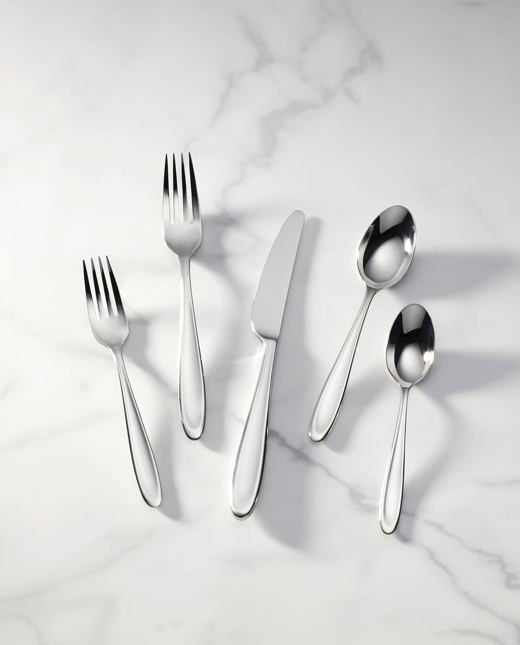 Lenox Silverware Set, Cantera 65-Piece Flatware Set, Service For 12, Dishwasher Safe, 18/10 Stainless Steel, Knives Spoons And Forks Sets, Home And Kitchen Serving Utensils (Silver, 65 Pieces)