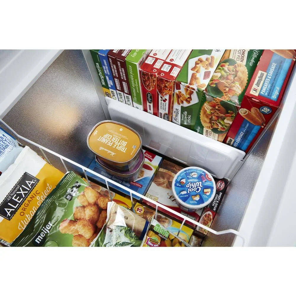 Whirlpool 16-cu ft Convertible Chest Freezer to Refrigerator with Baskets - White | WZC5116LW