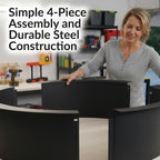 Sunnydaze Outdoor Fire Pit Ring - Heavy-Duty Round Steel Fire Ring Insert - DIY Above or In-Ground - 36-Inch Outer/30-Inch Inner Diameter