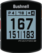 Bushnell Phantom 2 Golf GPS Rangefinder, Black
