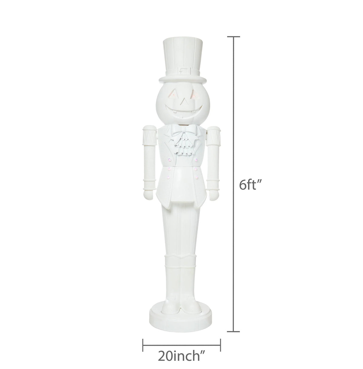 2025 DIY Animated Giant Pumpkin Nutcracker, 72", Halloween by Way To Celebrate