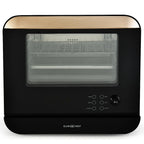 EUROCHEF 18L 9-in-1 Combi Steam Oven and Air Fryer, Black