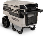 70Qt Wheeled Cooler Insulated Hard Shell Ice Chest