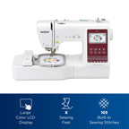 Brother SE725 Sewing and Embroidery Machine with Artspira App, 50 Free Designs