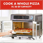 Emeril Lagasse Extra Large French Door Air Fryer Toaster Oven Combo, 24 Cooking Functions